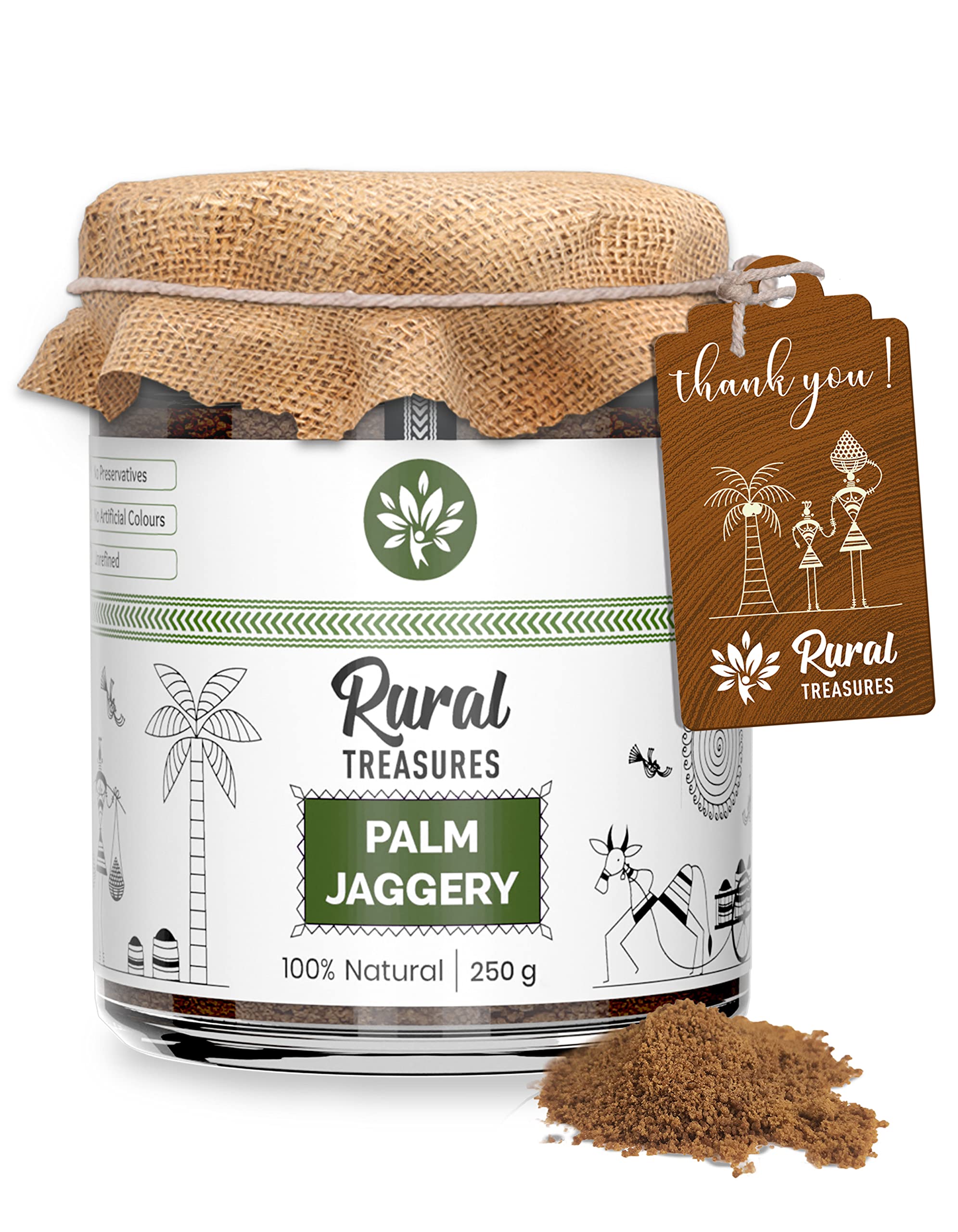 Buy Rural Treasures Palm Jaggery Powder Natural Pure Date Palm Jaggery