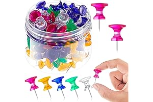 100-Count Jumbo Thumb Tacks: Conquer Any Bulletin Board with Vibrant Hue