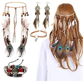 LPZMPZ Indian Head Jewellery Set Indian Costume Women's Set