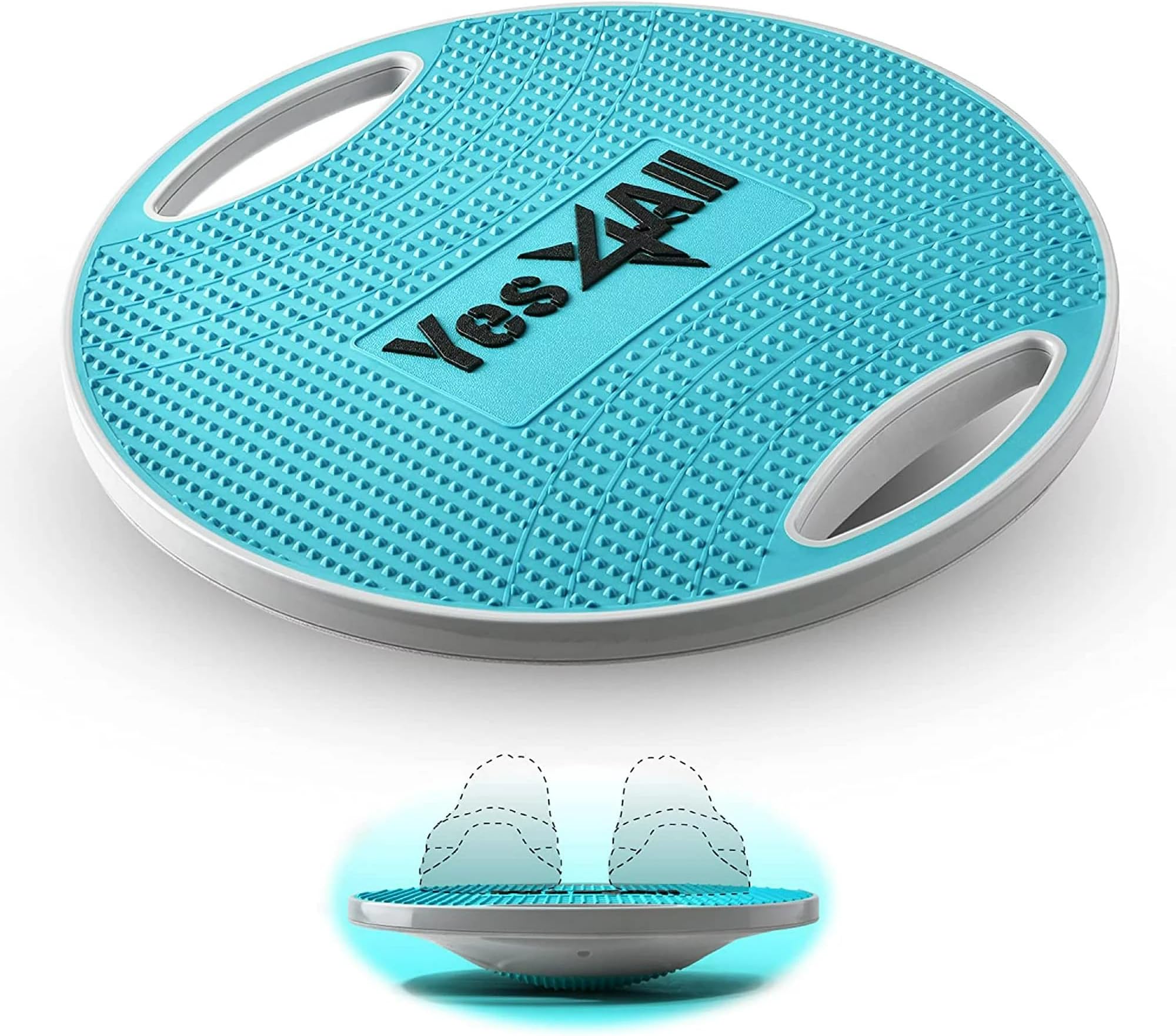 Yes4All Ab Twister Board, 15 inch XXL, Waist Twisting Disc,Twisting Stepper for Aerobic Exercise, Full Body Toning Workout, Noise-Free, 2pcs in a Box