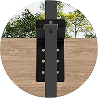 Vista 3 de Paquete de 4 soportes para poste en T de 3 pulgadas para letreros o cercas