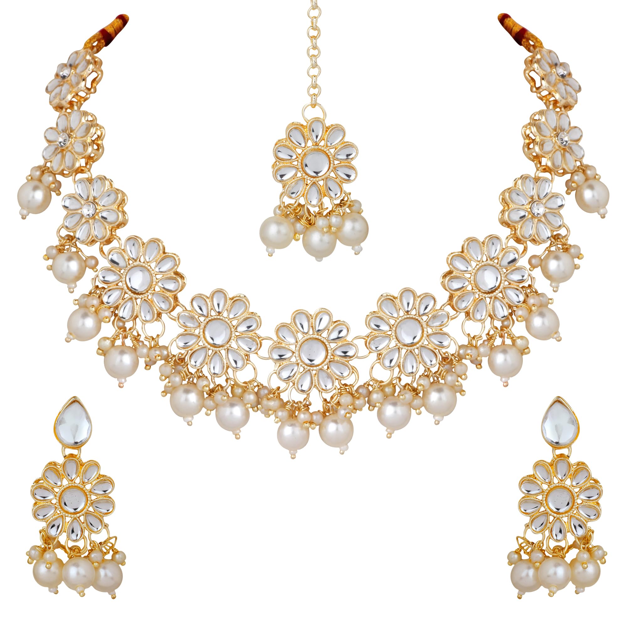 See full amazon price history chart for Atasi International Traditional White Pearl Kundan Necklace Set | Kundan Choker | Fancy Jewellery with Earring and Maang Tikka for Women Girls (AG5799) Atasi International Traditional White Pearl Kundan Necklace Set | Kundan Choker | Fancy Jewellery with Earring and Maang Tikka for Women Girls (AG5799) (B0CHQJ9Q5W) Amazon Price History, Amazon Price Tracker
