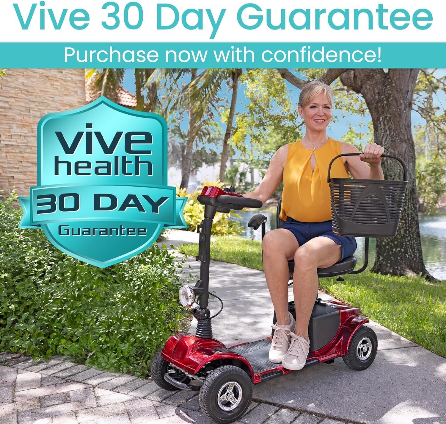 Image promoting Vive's 30-day guarantee.