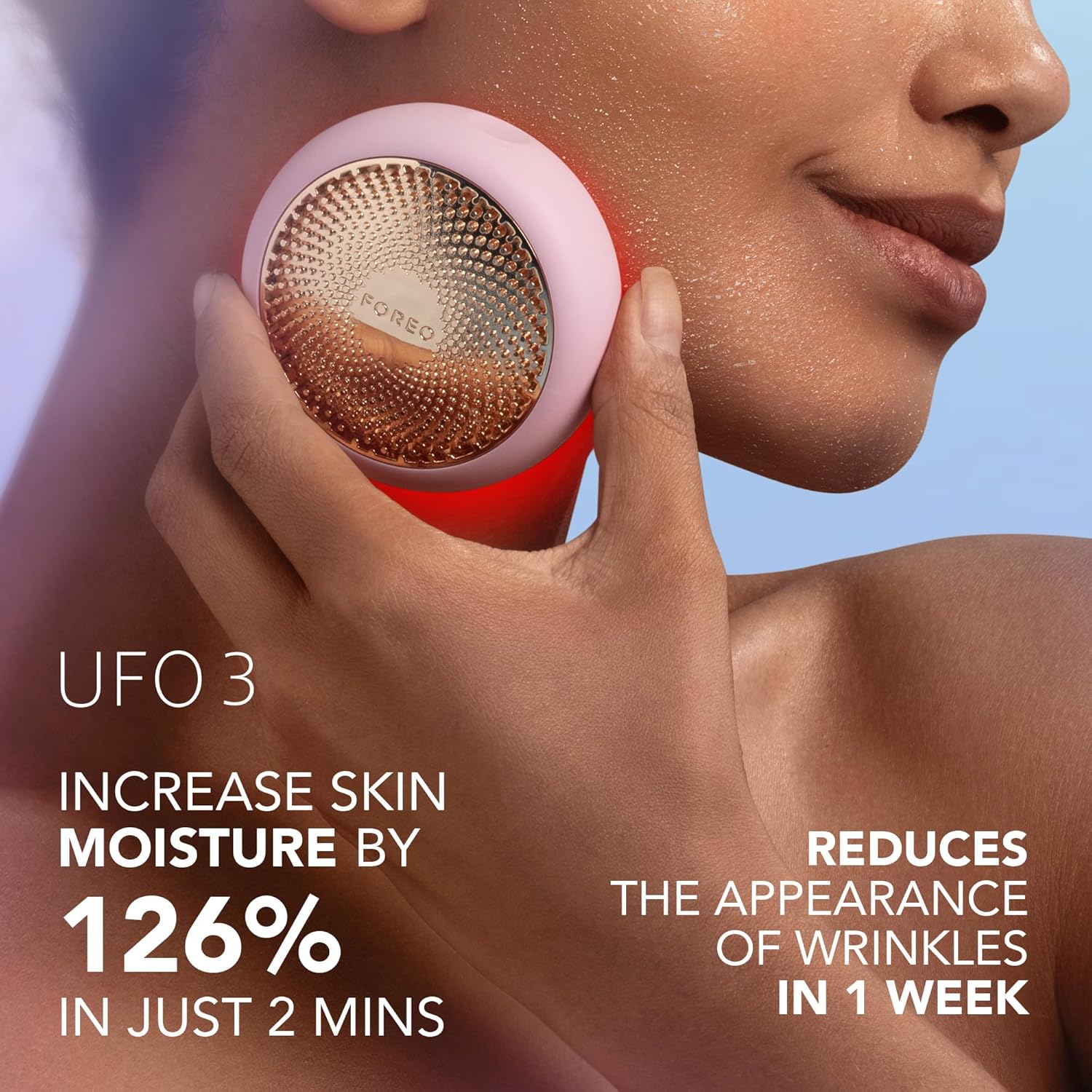 FOREO Hyper Hydra UFO 3 Bundle - Face Moisturiser Device + 14 UFO Activated Masks + Hydrating Night Mask,0.5 Oz - Thermo & Cryo Treatmen - Skin Care