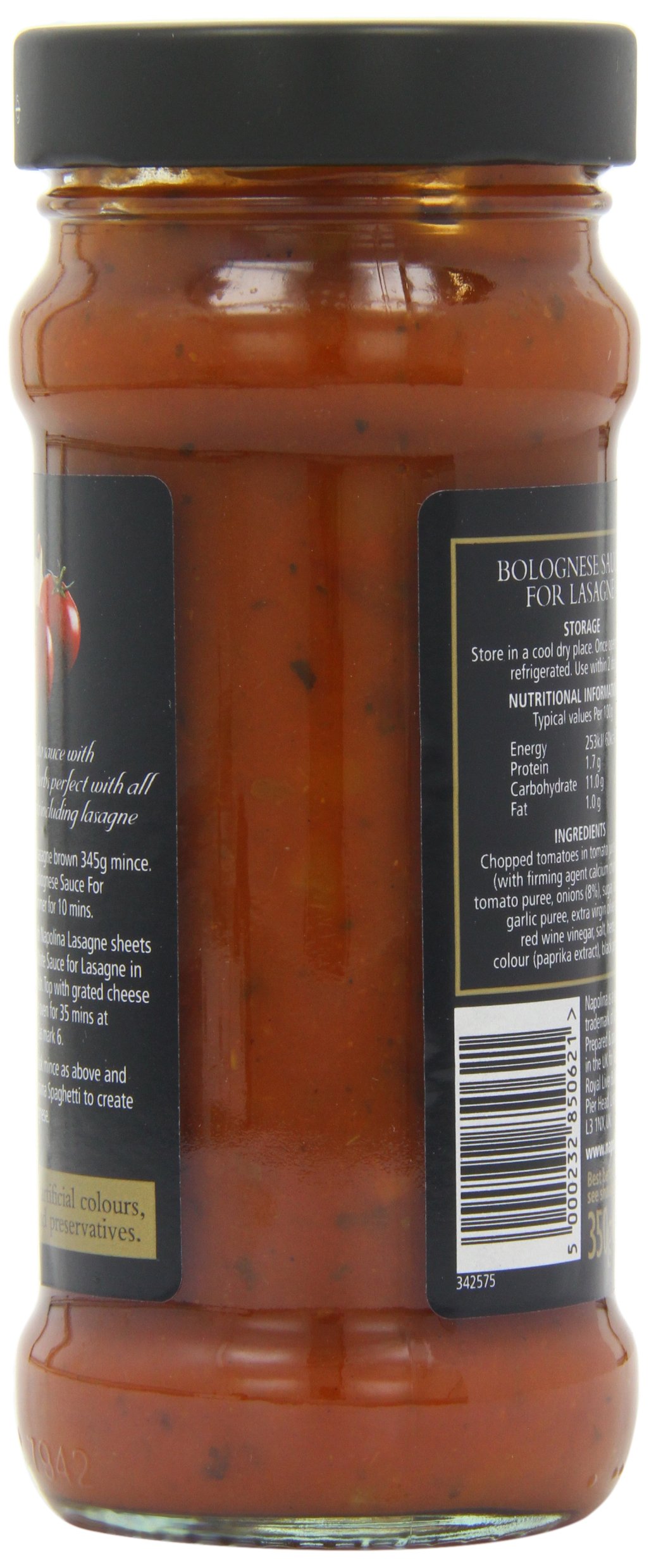 Napolina Bolognese for Lasagne Sauce 350 g (Pack of 6)