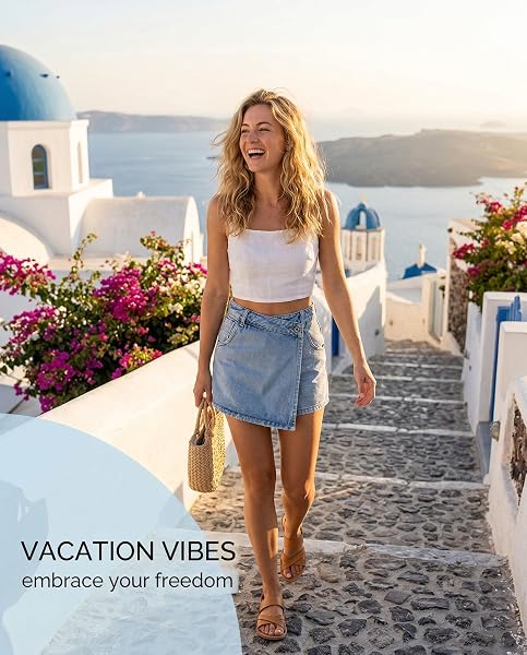 Jupe-short en denim, L - 2