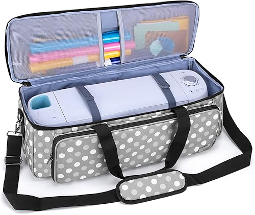 Miniatura 9 de Luxja bolsa de transporte compatible con la máquina troqueladora Cricut y suministros