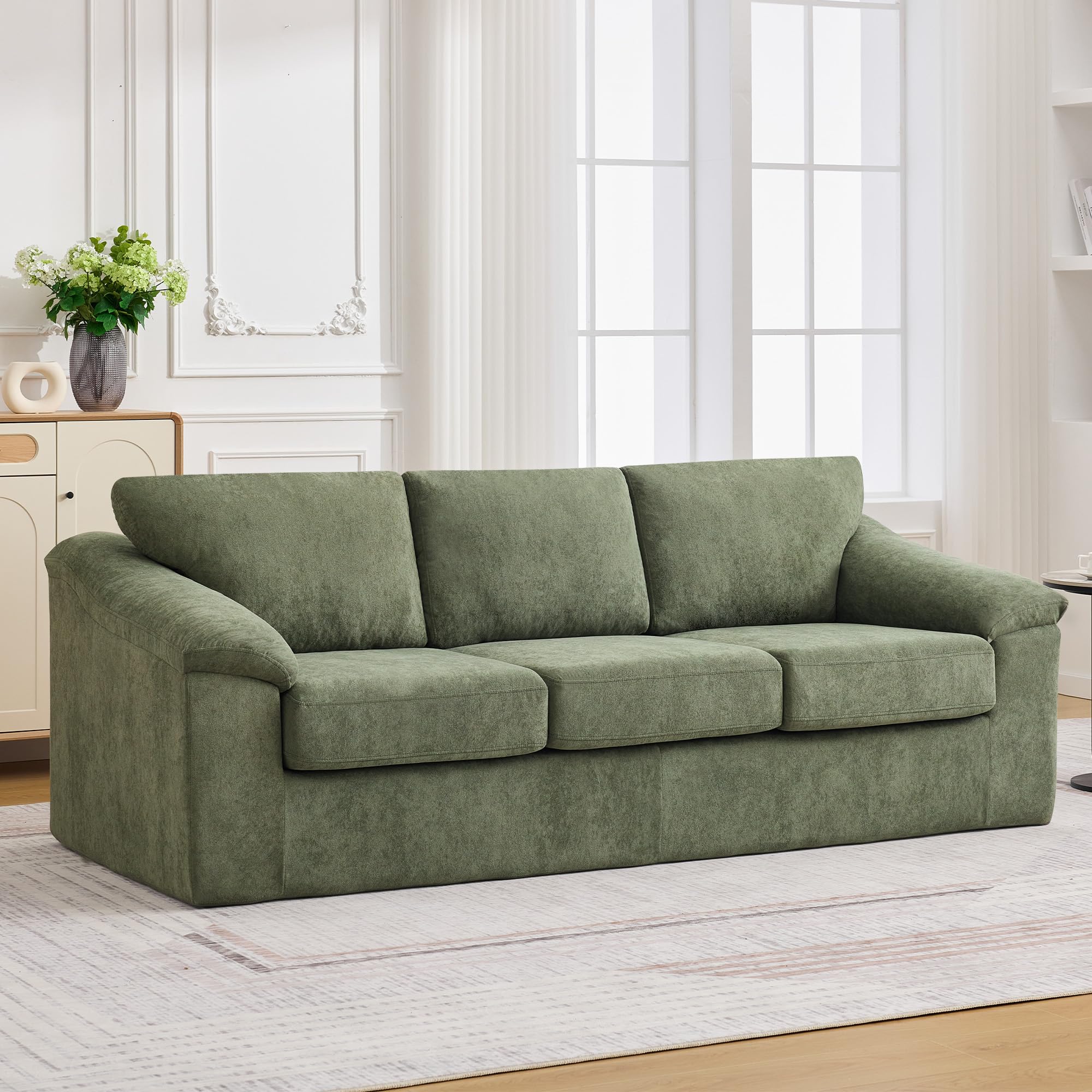 89" Boneless 3 Seater Sofa, Modern Cloud Couch for Living Room, 3