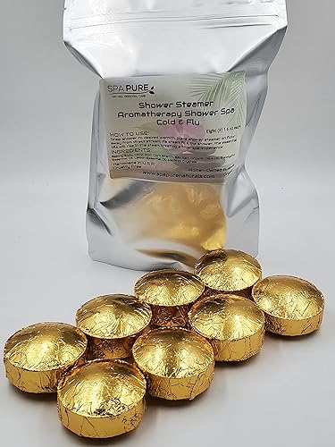 Miniatura 2 de Spa Pure - Vaporizadores de ducha de aromaterapia, Cold Buster fabricados en Estados Unidos con ingredientes 100% naturales y orgánicos, solo