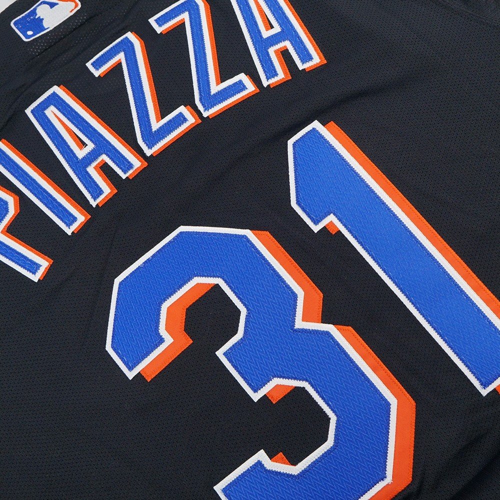Amazon.com : Mitchell & Ness Mike Piazza Black New York Mets