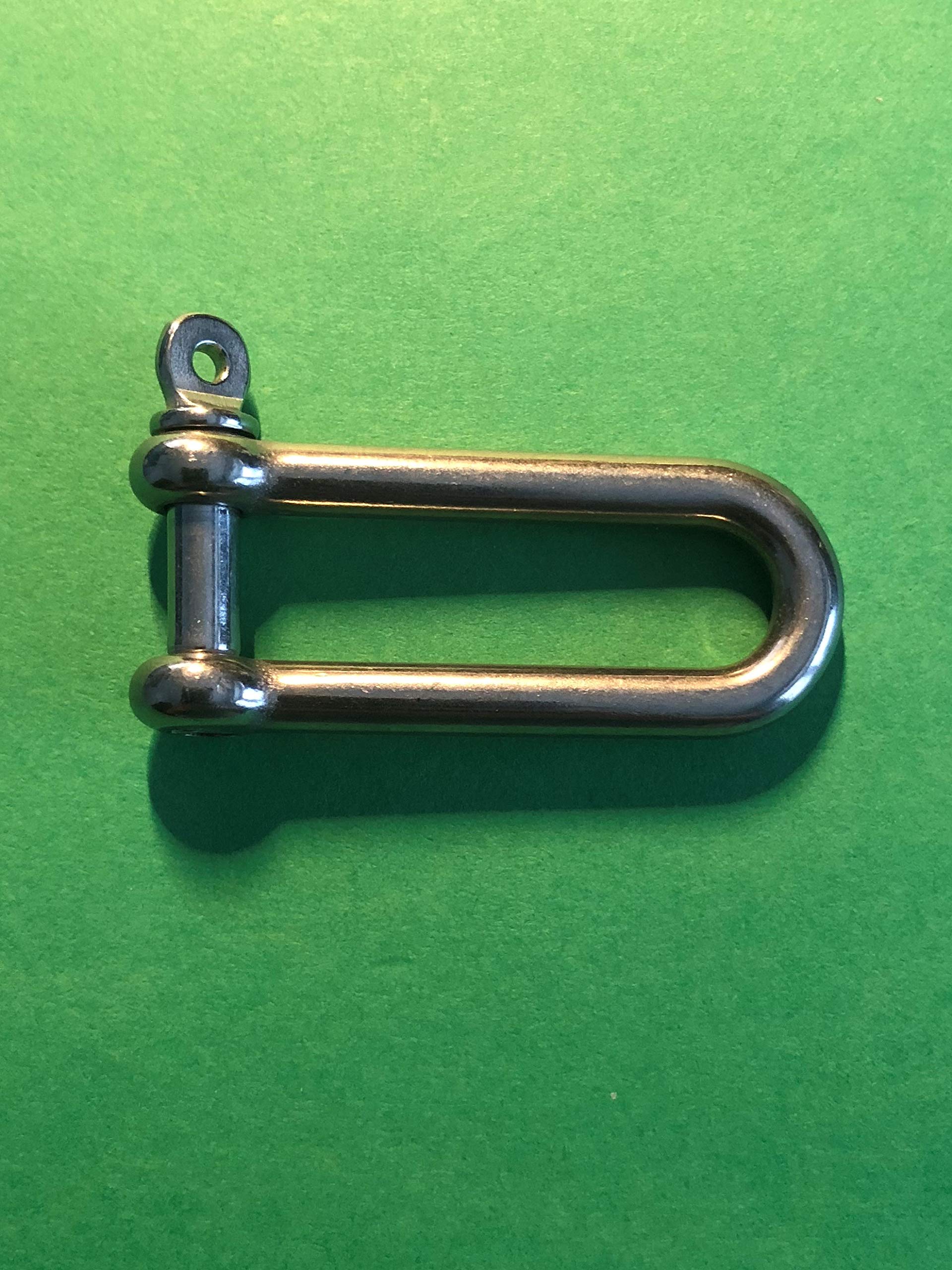 US Stainless 10 Stück Edelstahl 316 lang D Schäkel 5 mm Marine Grade Dee