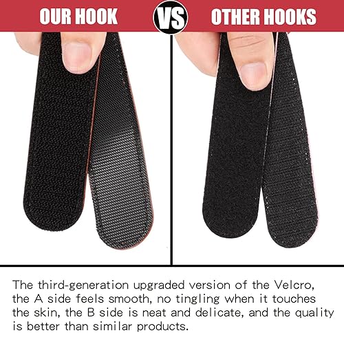 Miniatura 6 de Funbliss Ganchos para cochecito para colgar bolsas y compras, clips para cochecito de bebé, tamaño grande, velcro de grado bebé de generación 3,