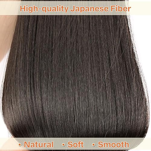 Miniatura 9 de Fashion Icon - Extensión de cola de caballo de 30 pulgadas con cordón largo y recto para mujer 1B 600oz