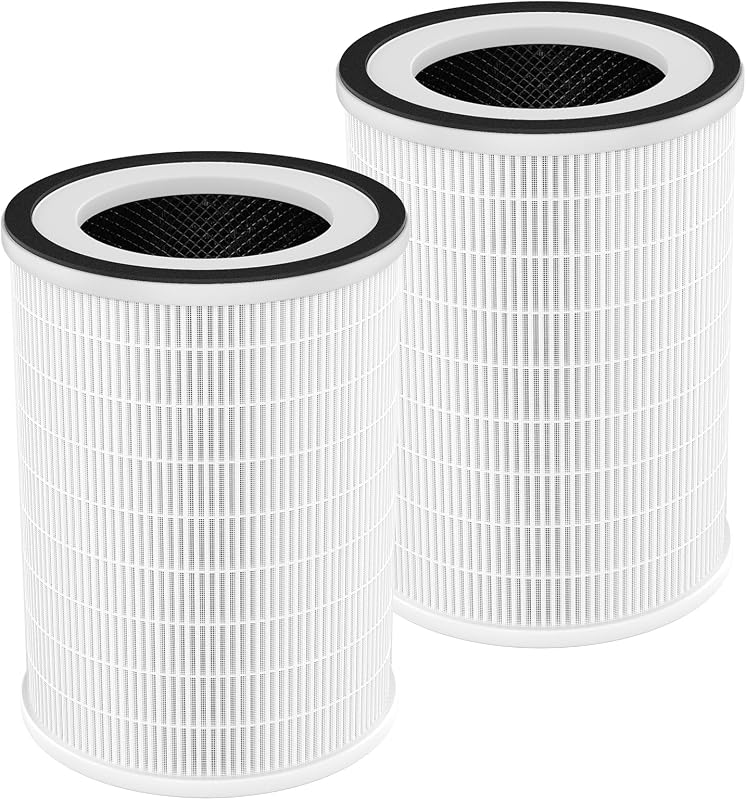 2 Pack KILO Filter For Afloia KILO, KILOPLUS, KILOPRO, MIRO, MIRO PRO | for MORENTO MR-Kilo, Kalo Air Purifier, 360° 3-Stage Filtration for Home Bedroom Large Room Odor Dust Pollen Smoke
