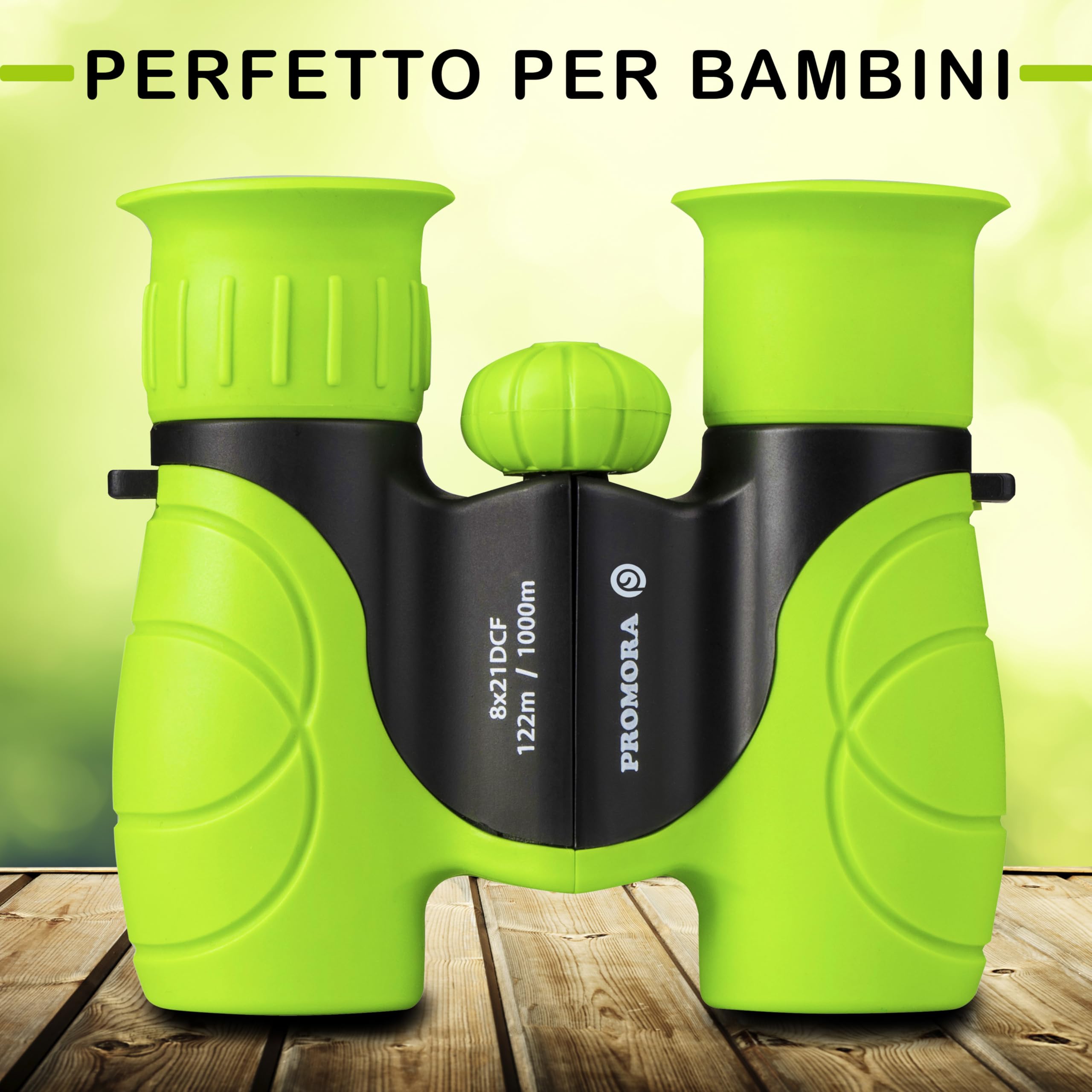 Binocolo Bambini Forte ingrandimento 8X21 - Set Esploratore Completo con Lente d'Ingrandimento e Bussola - Giochi per bambino e bambina di 3 – 12 anni
