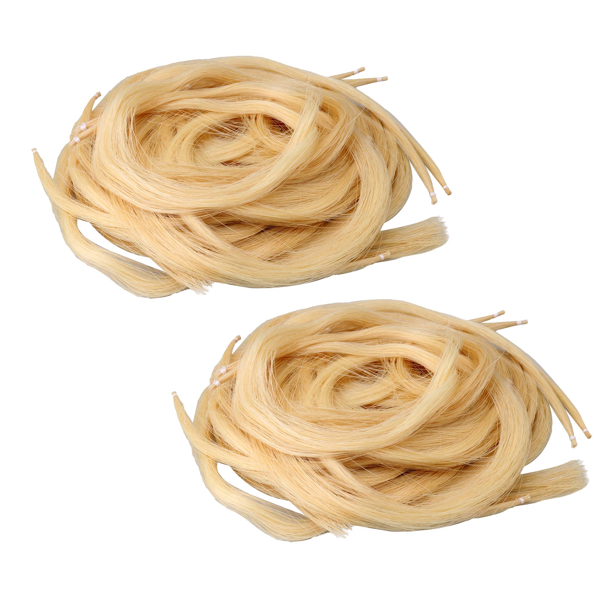 Yibuy 20 matasse 81,3 cm strumenti musicali parti arco violino capelli crine di cavallo bianco