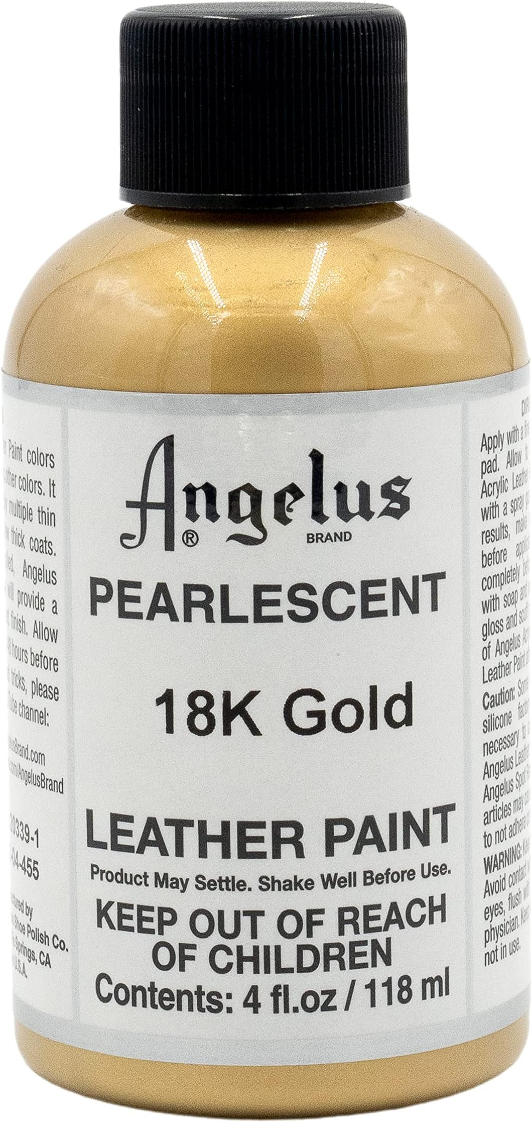 Brand Acrylic Leather Paint - Pearlescent 18K Gold