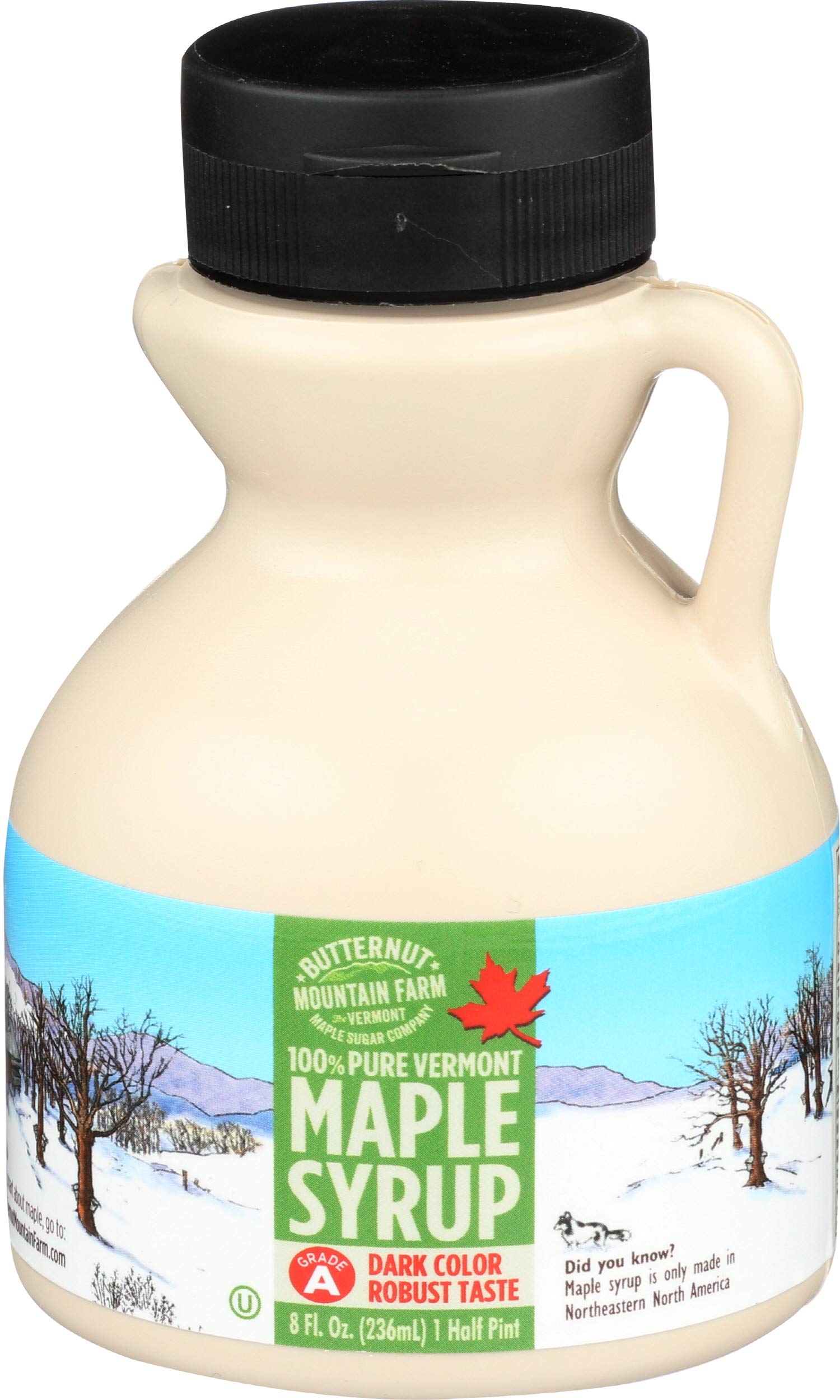 Butternut Mountain Farm Robust Dark Maple Syrup, 8 Fz