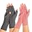Zexhoor 2 Pairs Arthritis Compression Gloves for Women Men, Carpal Tunnel Pain Relief, Fingerless for Typing Both Hands