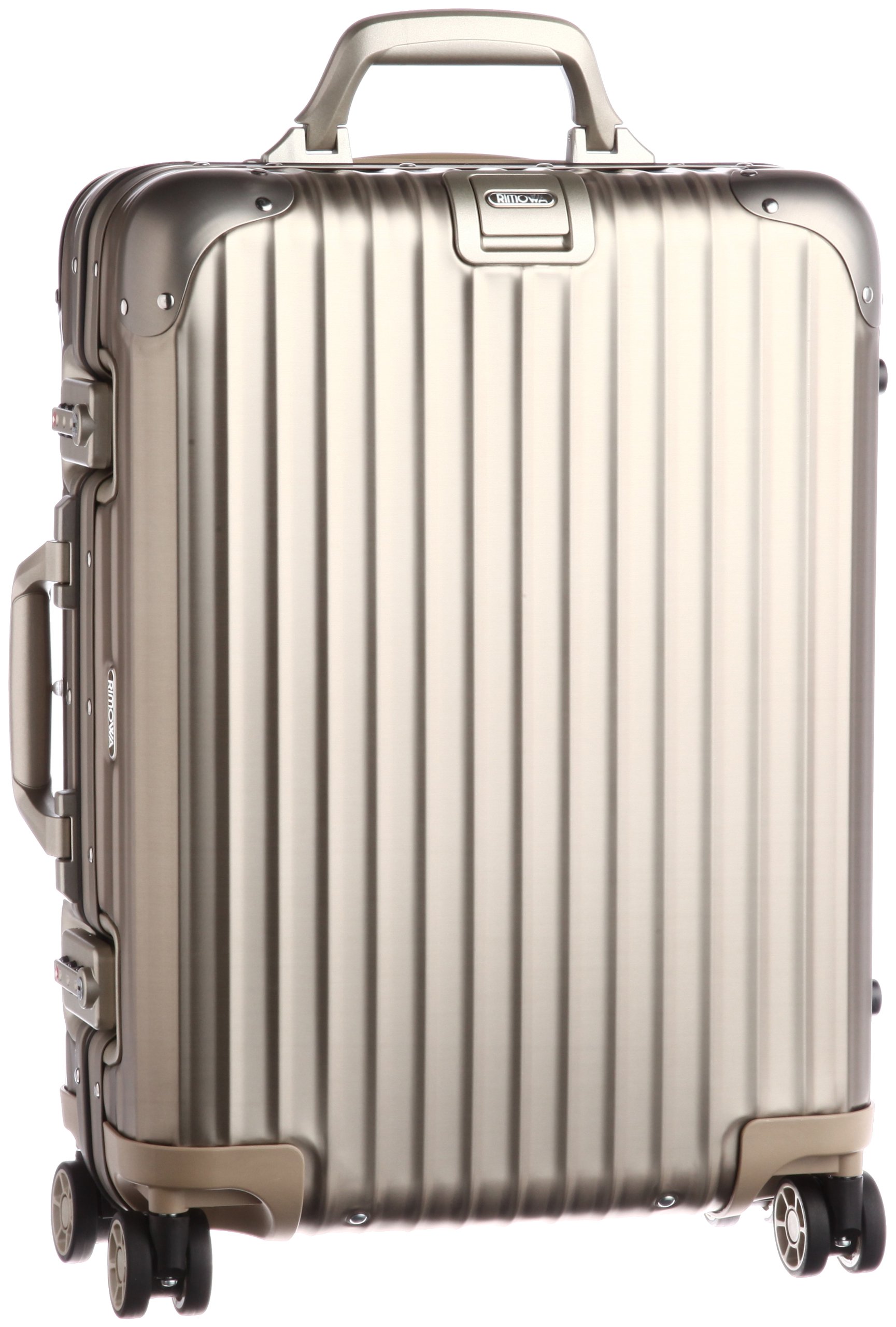 Rimowa Topas Titanium Multiwheel Spinner Suitcase, Cabin Size, 3E+1L, Water  Resistant, Combination Lock, Wheels, Telescopic Handle, Stretchable