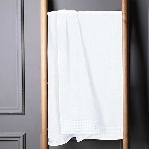 Vista 178 de GLAMBURG Juego de 6 toallas de 100% algodón ultra suave, contiene 2 toallas de baño de 28 x 55 pulgadas, 2 toallas de mano de 16 x 24 pulgadas y 2