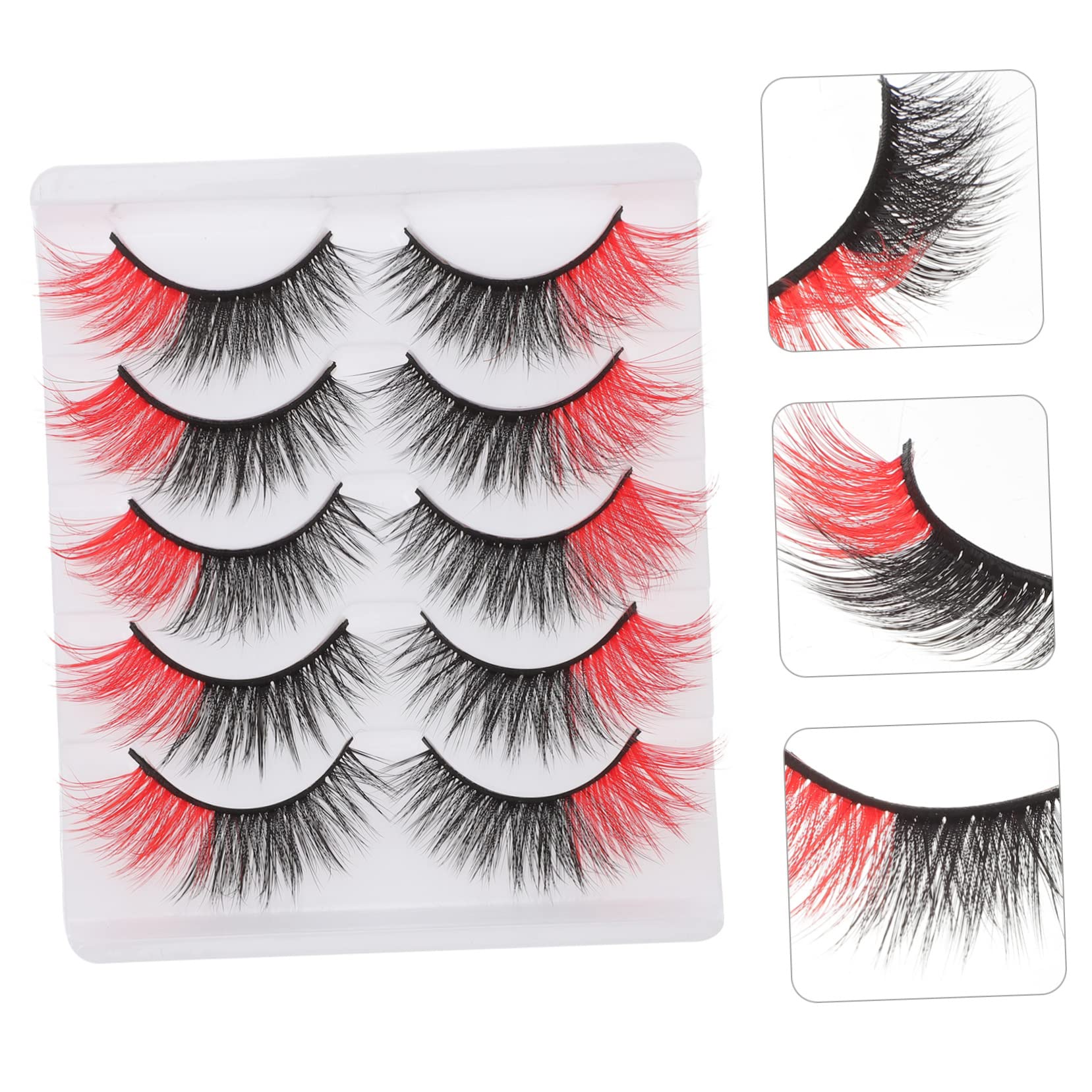 5 Set Di Ciglia Finte Naturali Set Di Extension Per Ciglia Con Delicate Extension in Scatola 5 Paia*5