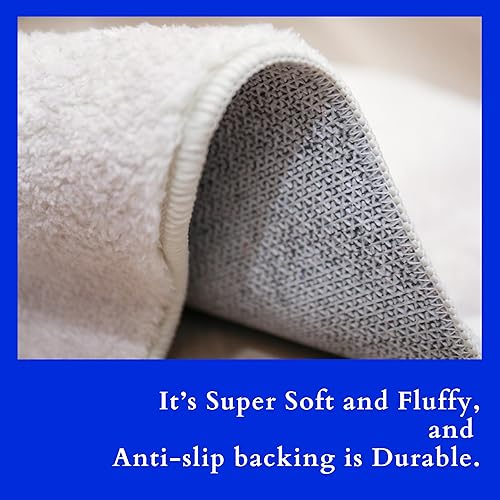 Miniatura 5 de Peek-A-Boo - Alfombra pequeña lavable y esponjosa para dormitorio, cocina, tapete de baño, decoración del hogar de 15 x 30 pulgadas (oso teddy bear)
