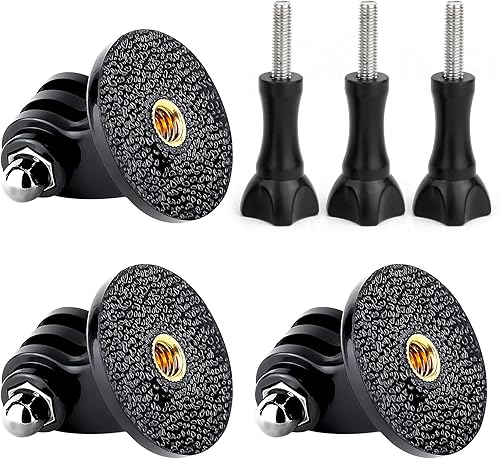 Soporte de trípode para GoPro Adaptador de montaje de trípode con tornillos de pulgar compatible con GoPro Hero 13 12 11 10 9 8 7 6 5 4 3 3+ 2 1