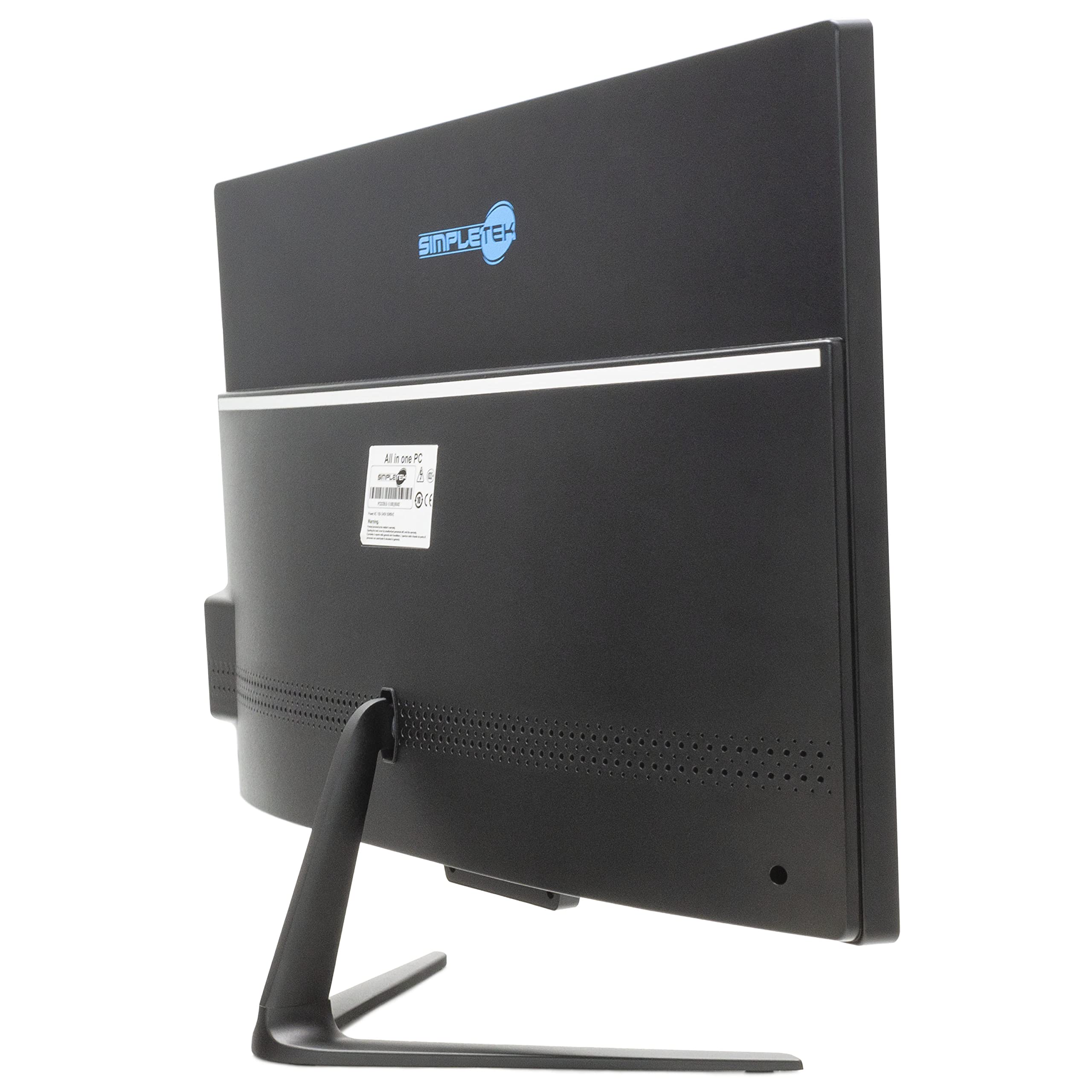 SIMPLETEK PC All in One Core i5 Fino 3.10GHz 4GB SSD 120GB | 22" Full HD Windows 10 Pro | Webcam integrata VGA HDMI WiFi5 Computer Aio Fisso Casa Lavoro