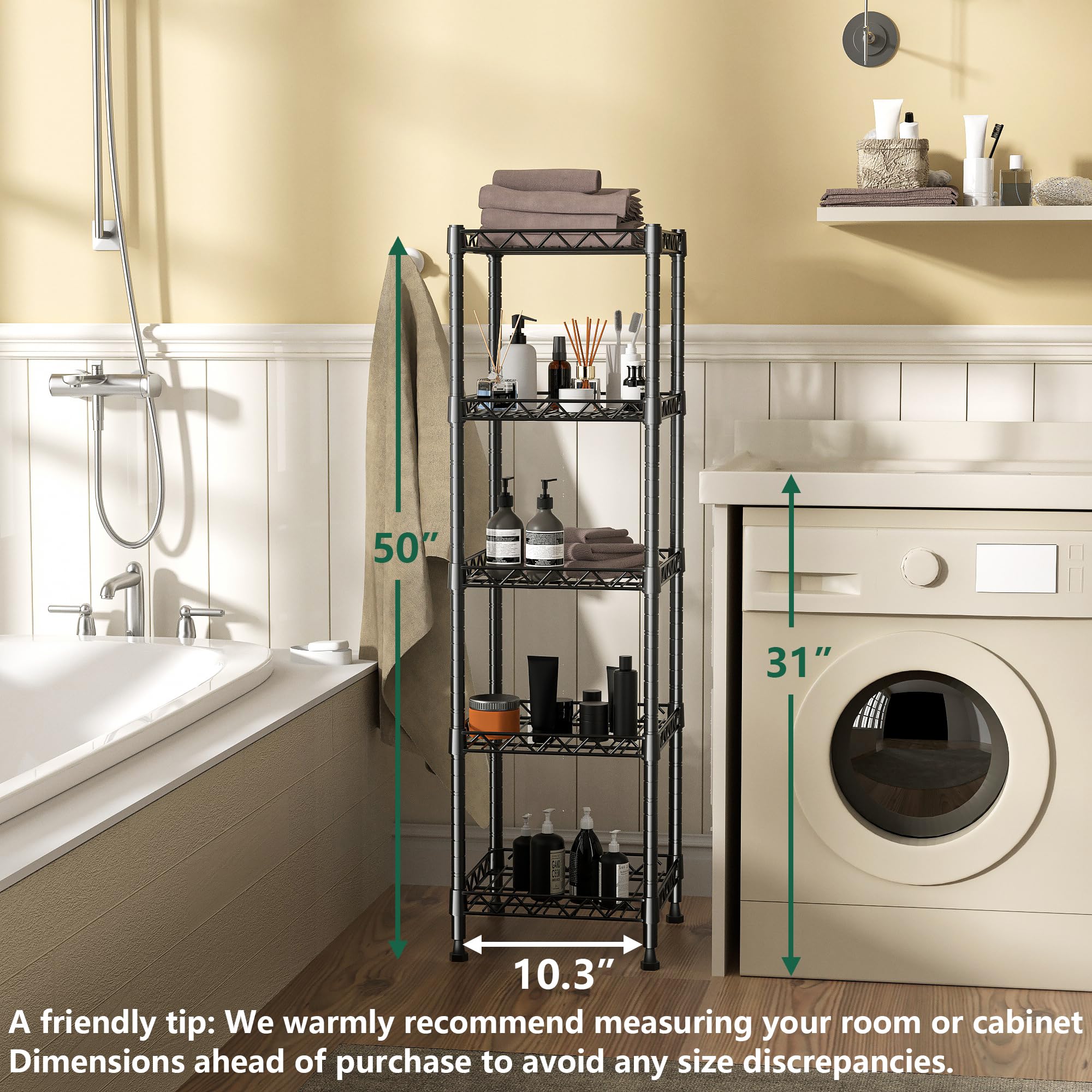 WFX Utility™ Rayonnage Réglable à 5 Niveaux Willmore, étagères De Rangement Pour Garage