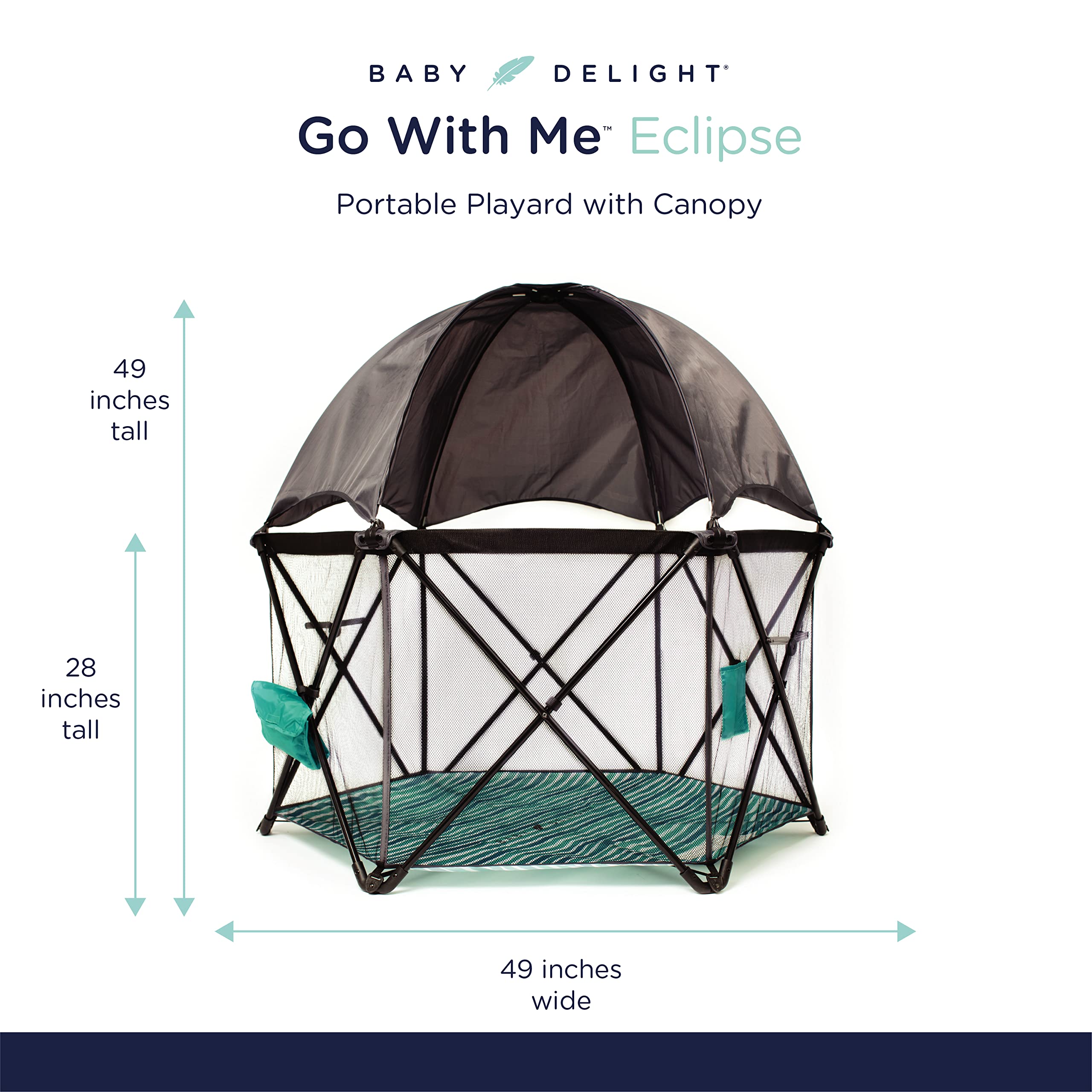 Baby Delight Go With Me Eclipse Portable Playard (Canopy Included)