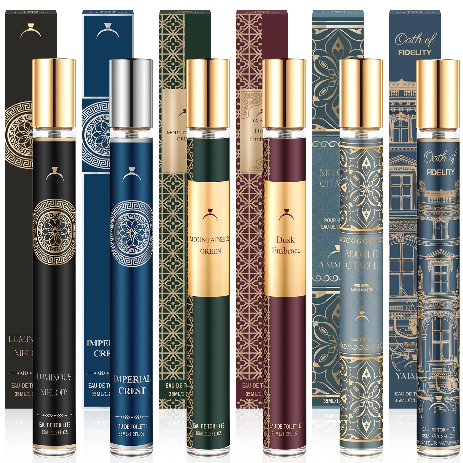 Parfüm Herren Geschenkset für Herren, Herren Parfüm 6x35 ml, Parfum Herren