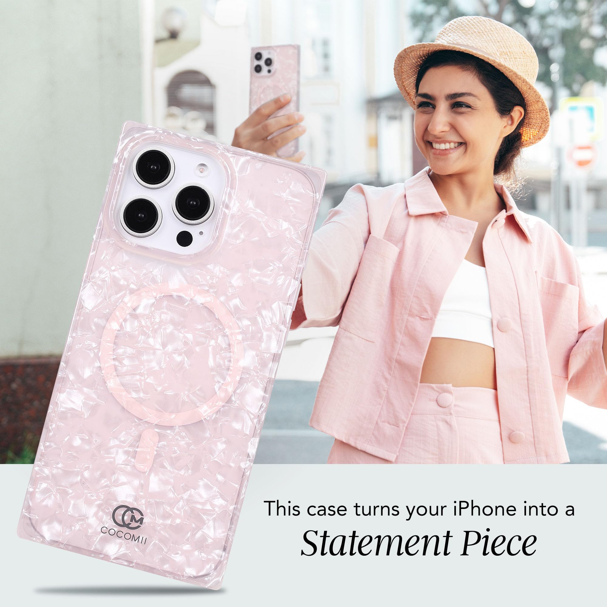 COCOMII - Square Case Compatible With IPhone 16 Pro - Compatible With