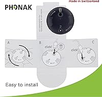 Vista 5 de Cerushield Disk v2.0 098-0445, filtros de protectores de cera de repuesto, accesorios compatibles con audífonos Phonak Audeo Marvel, Paradise