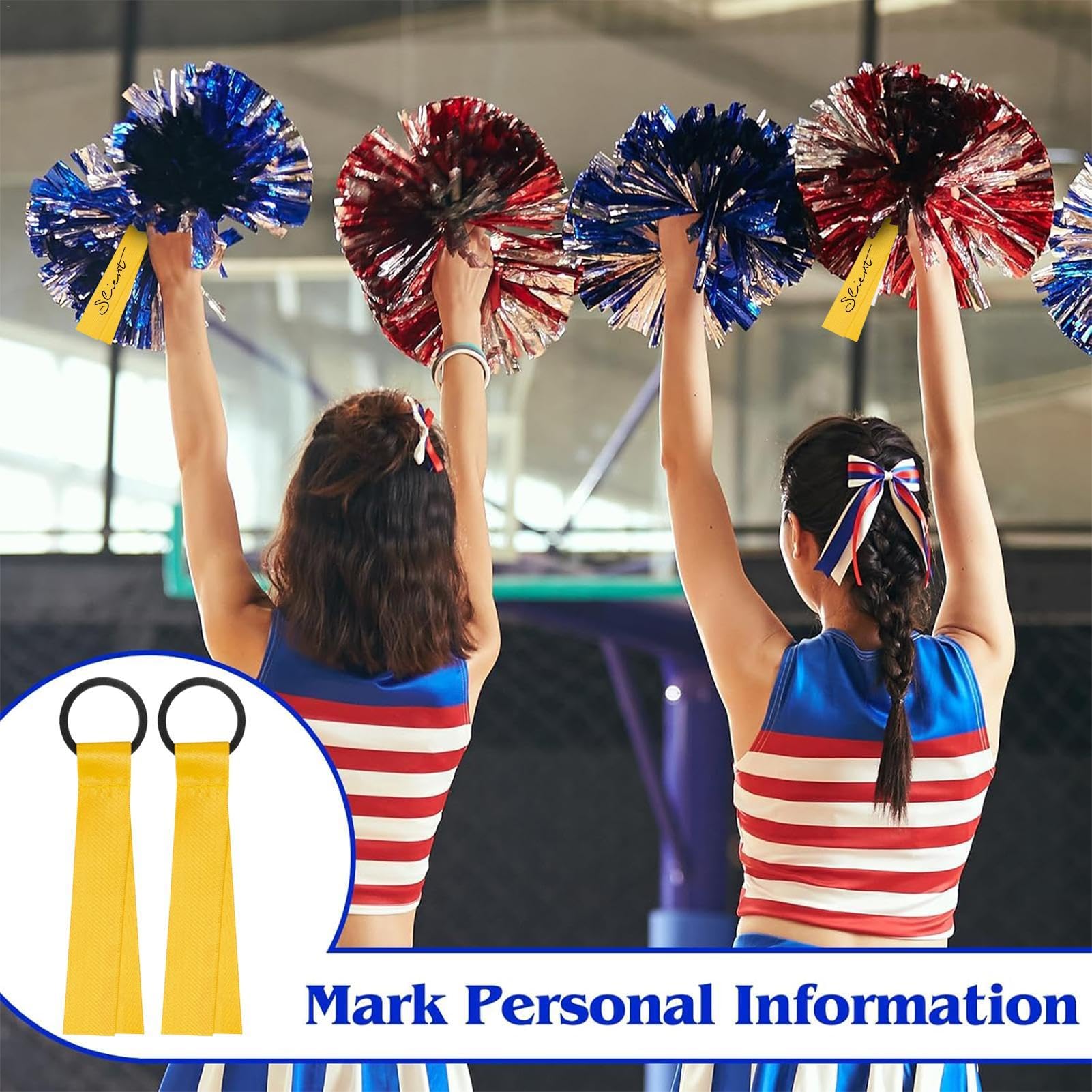 チアリーディング　スタジャン　ボンボン付き チアリーディング スタジャン ボンボン付き チアリーディング