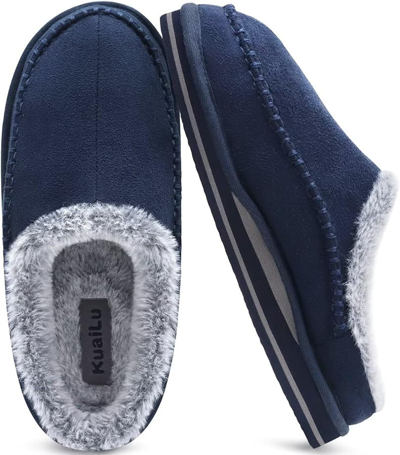 Amazon.com | KuaiLu Mens Slippers with Orthopedic Arch  display picture 3