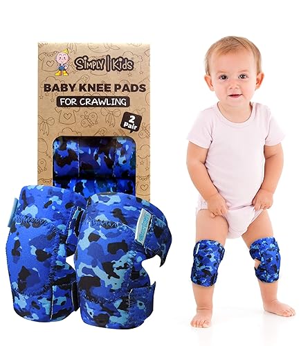 Rodilleras para gatear con certificado CPSIA cómodas unisex para niños pequeños y bebés que gatean 2 pares