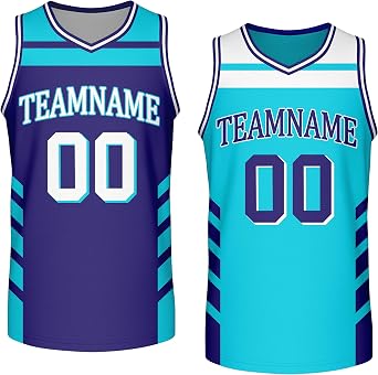 Custom Basketball Jersey Personalized Reversible for Men Women Adult Girl Boy Youth Print Number Logo Team Name