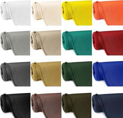 Miniatura 7 de GeeComfy The Yard - Tela de lona impermeable de 58 pulgadas de ancho 600D para tapicería, material de poliéster, para interiores y exteriores, tela