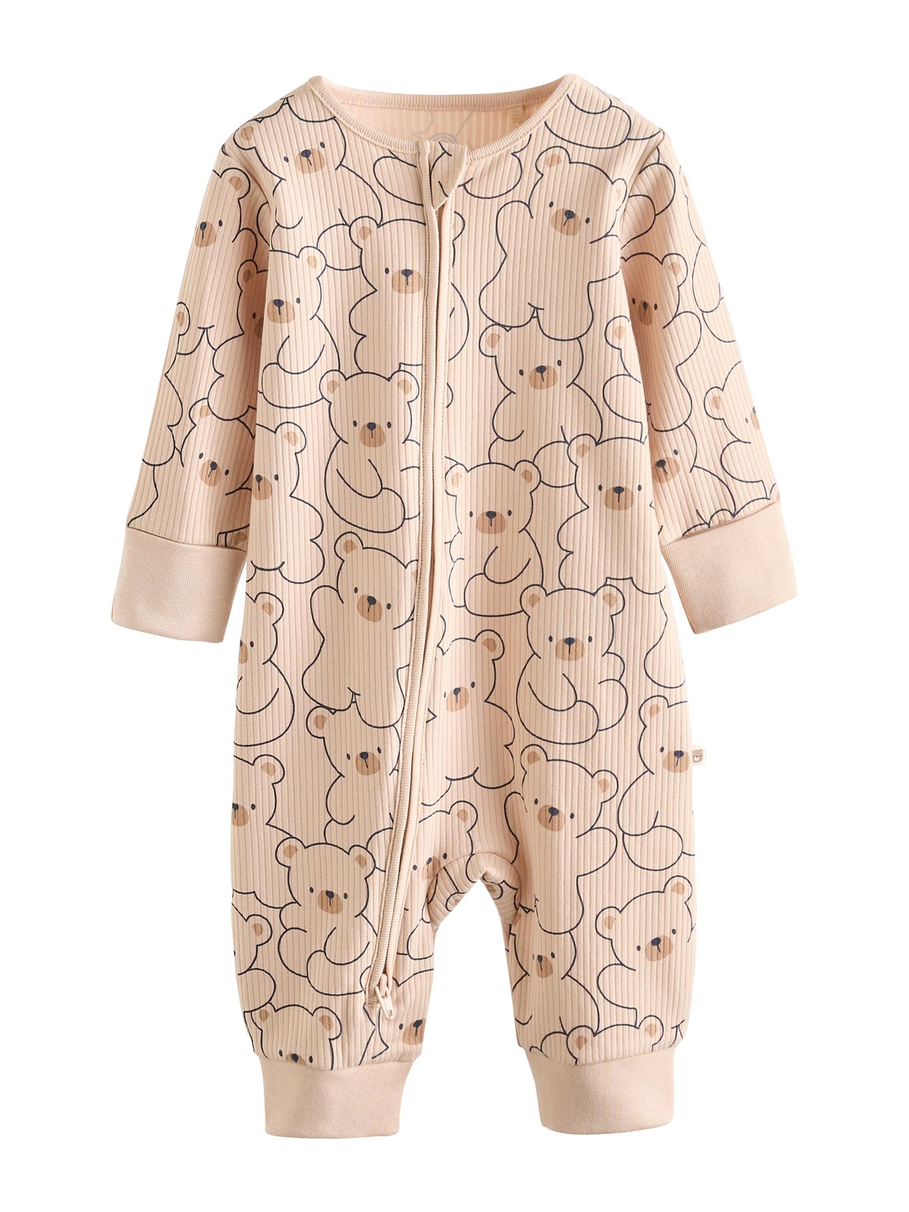 NEXT Bébé garçon Dors-Bien bébé en Coton sans Pieds à Zip Double Sens, Lot de 3