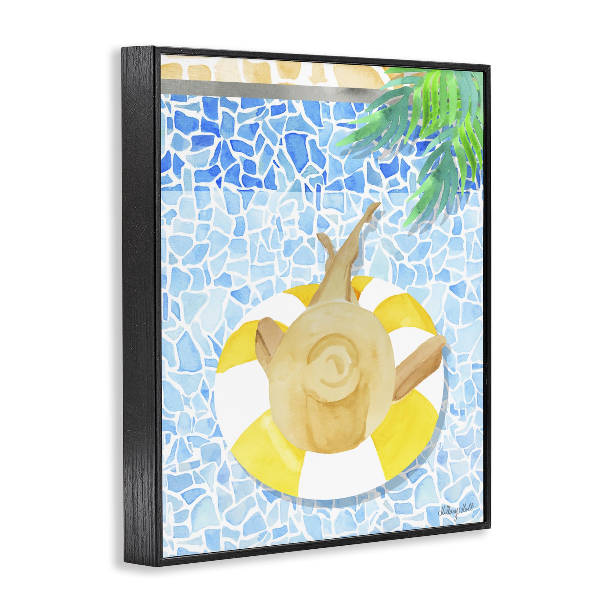 Poolside Drift Coastal Summer, stampa giclée incorniciata, 28 x 35 cm