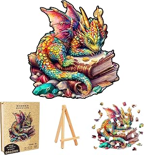 Holzpuzzle Drache, 166 Teile