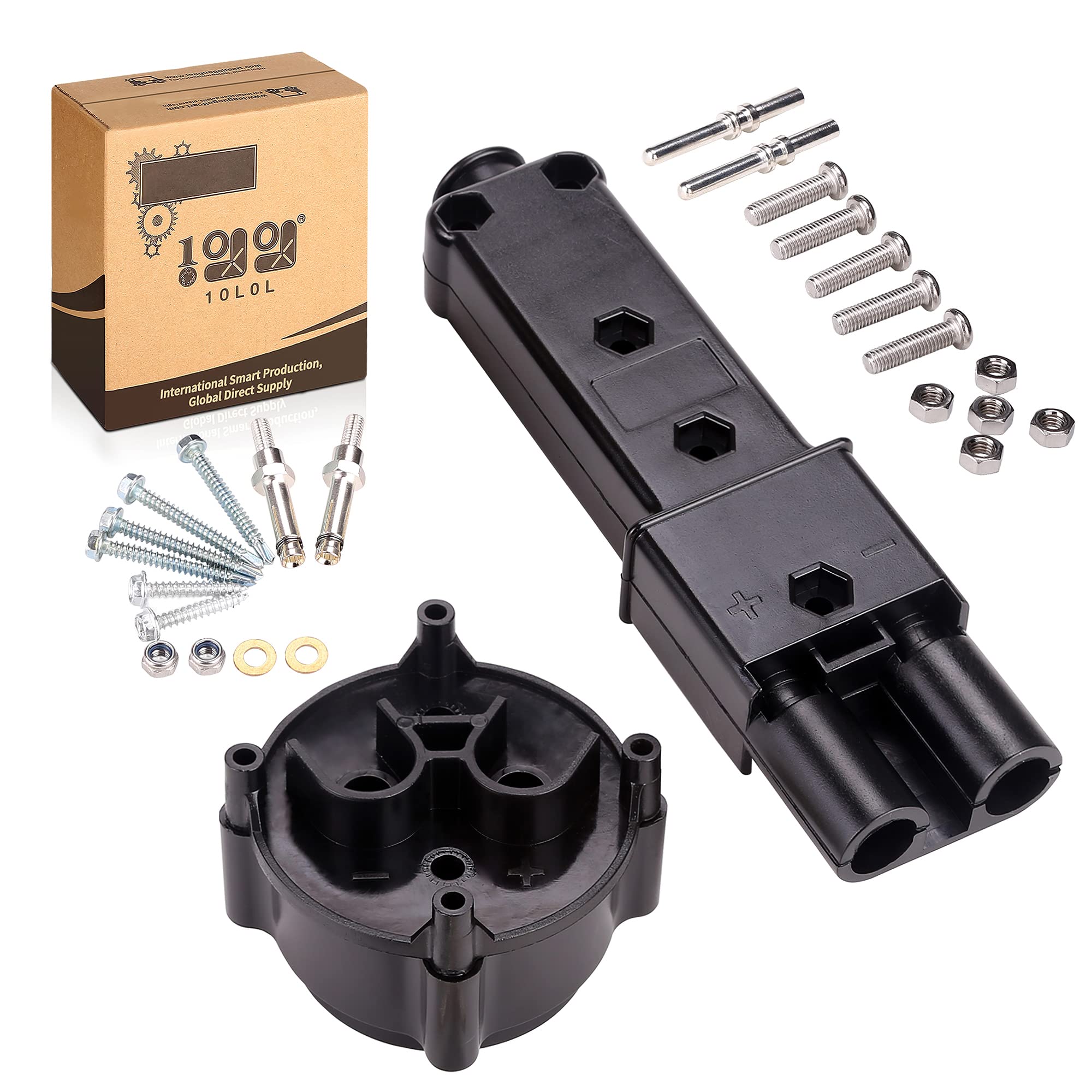 10L0L Golf Cart 48 Volt MAC Charger Plug Kit, DC Chargers Plug and Charger Socket Receptacle Set for Yamaha G19 G22 Electric Golf Cart OEM#JR1-H6181-02-00 JR1-H6181-02-00