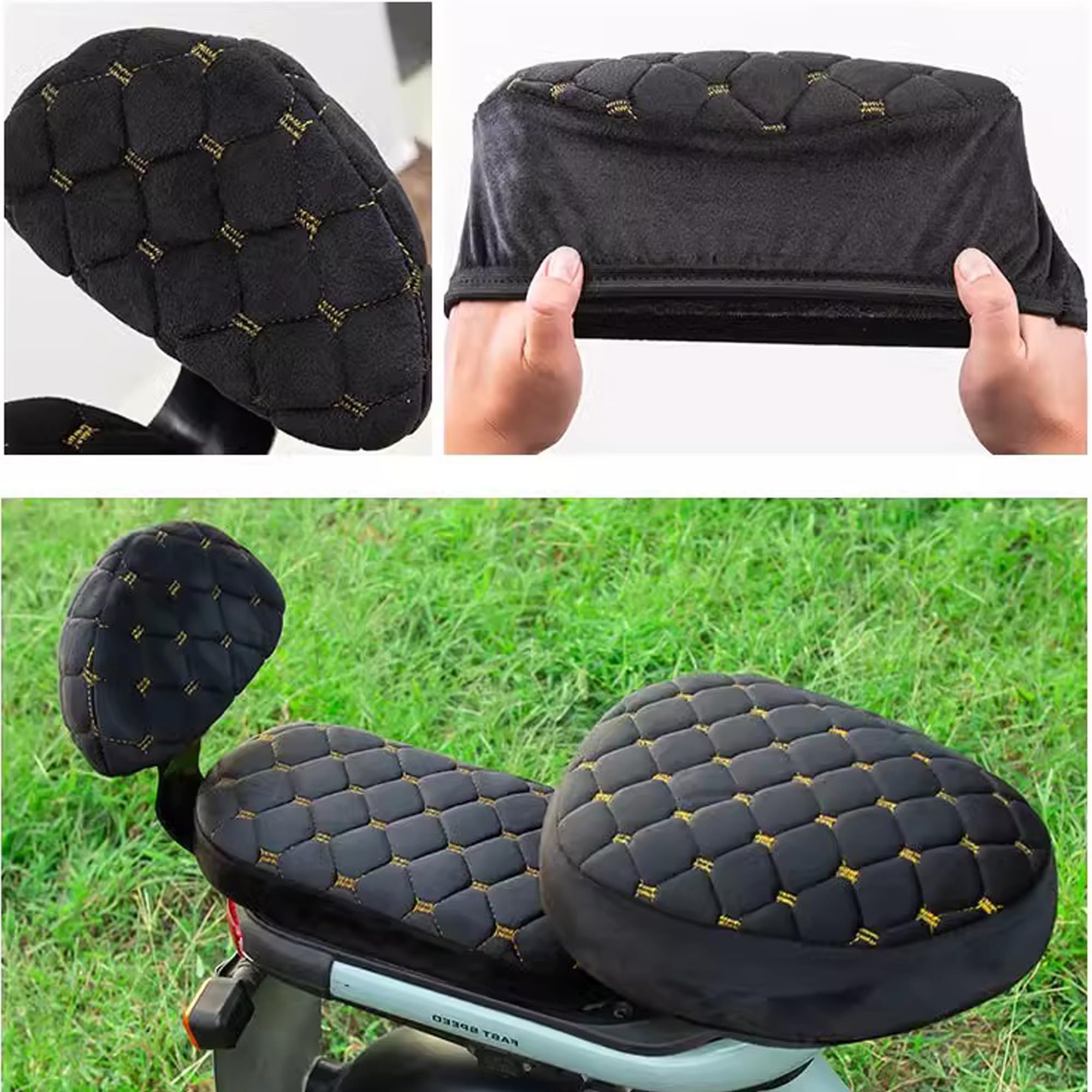 Bambini Sedile Posteriore Cuscino,Tessuti di alta qualità,Proteggi efficacemente il sedile posteriore da attrito,coperchio del cuscino del sedile + coperchio dello schienale(Posti non inclusi)