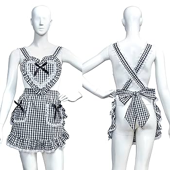 オリジナルロゴ ギンガム♡フリルエプロン Angelic Prettyのオリジナルロゴギンガムフリルエプロン | Sweet