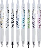 Pilot G2 Premium Gel Pens Fine 0.7mm Point Assorted Colors 8 Pack Smooth Refillable Rollerball
