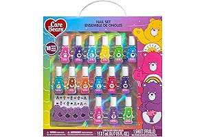 Kid-Friendly and Vibrant Care Bears Nail Polish Set: A Delightful Treat for...