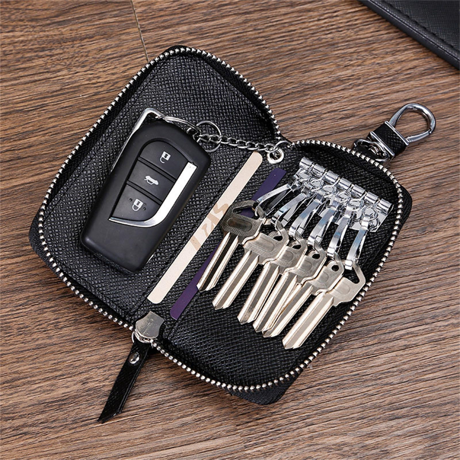 Custodia in pelle con chiave for auto per uomini donne