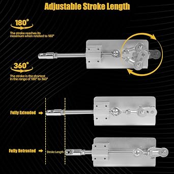 DC24V Mini Reciprocating Cycle Linear Actuator Telescopic Motor