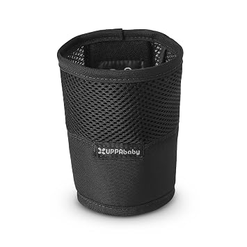 UPPAbaby Bottle Holder for Ridge Strollers, Quick Attachment, Holds Beverages of Various Sizes, Folds with Stroller, Cup Holder